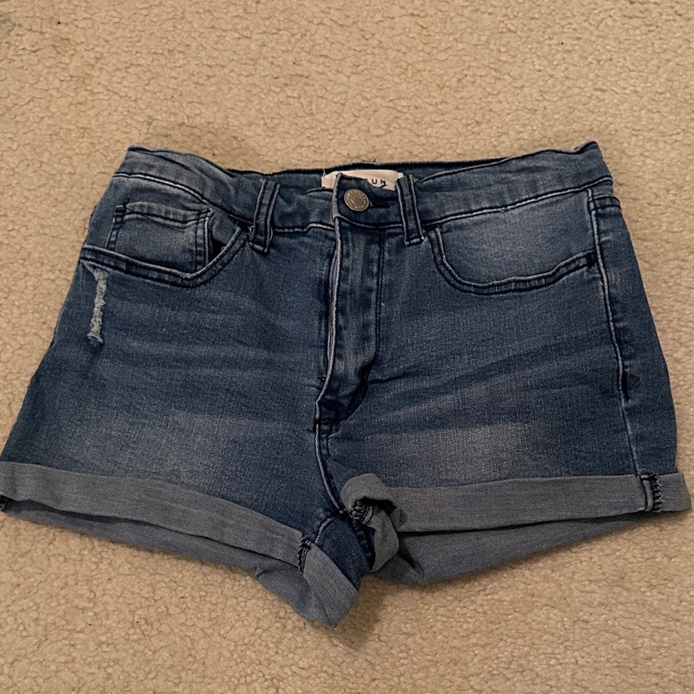 PacSun Dark Blue Jean Shorts